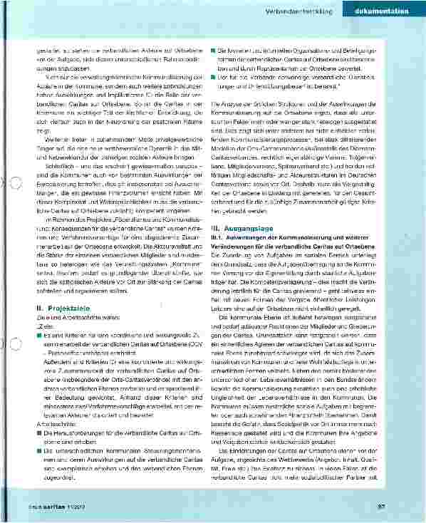 Vorschauseite 2: Abschlussbericht der Projektgruppe „Kommunalisierung