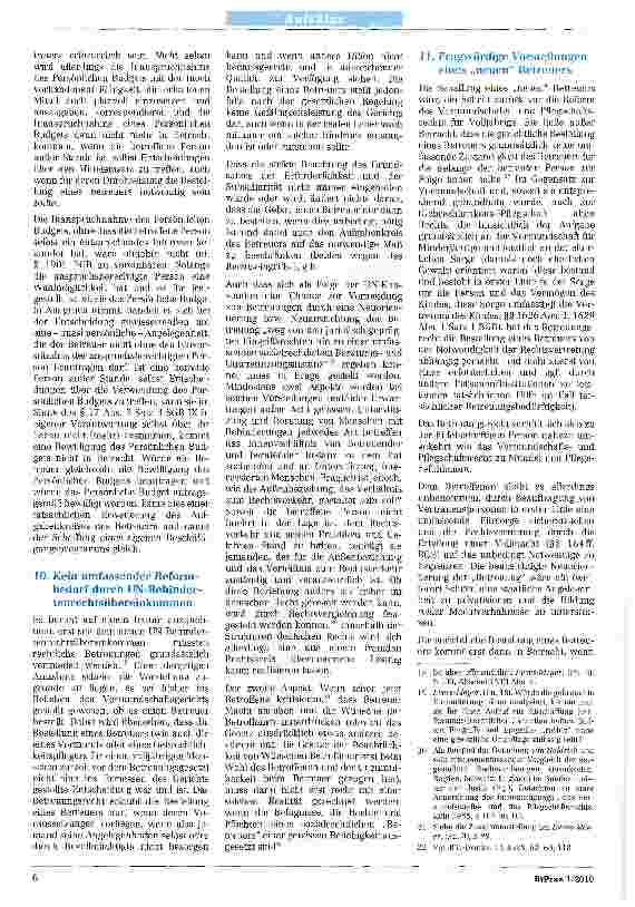 Vorschauseite 4: Ist das geltende Betreuungsrecht wirklich nicht mehr zeitgemäß?