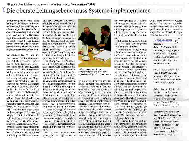 Vorschauseite 1: Die oberste Leitungsebene muss Systeme implementieren