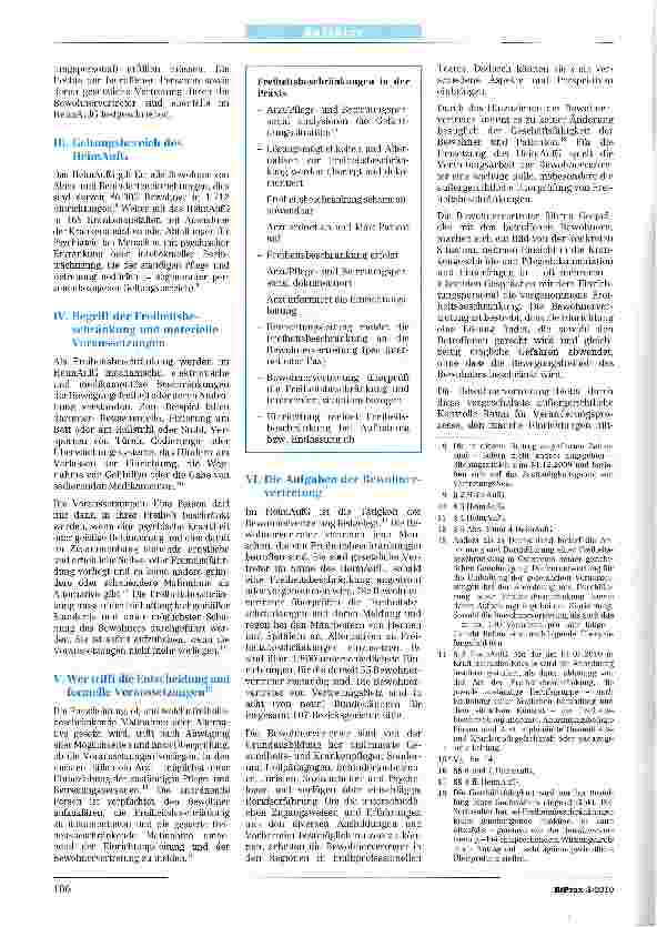Vorschauseite 2: Die Bewohnervertretung -Der österreichische Weg