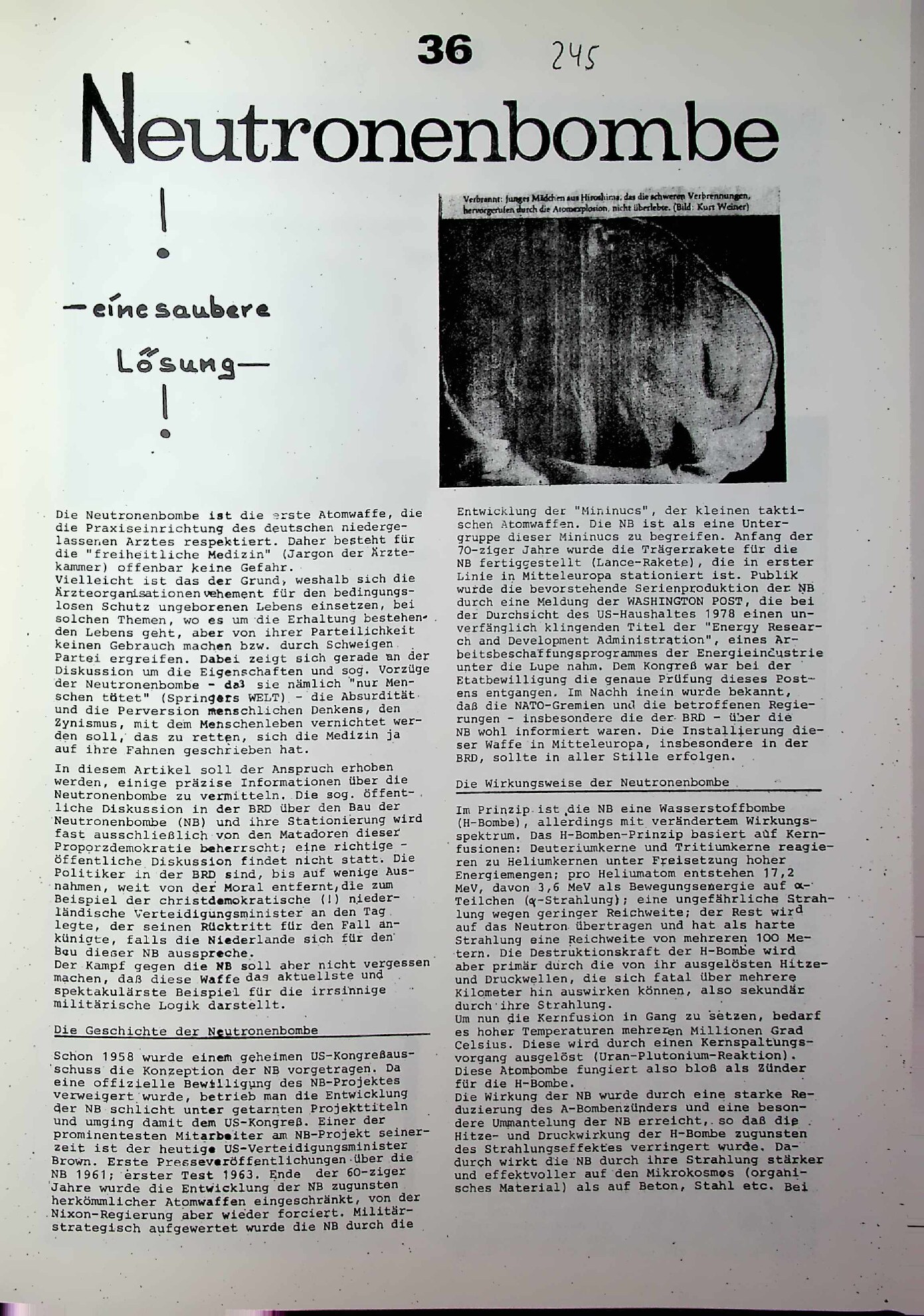 Vorschau: Neutronenbombe