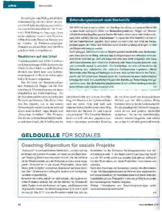 Vorschauseite 2: Der Wille des Patienten zählt