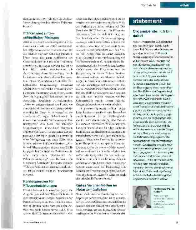 Vorschauseite 3: Der Wille des Patienten zählt