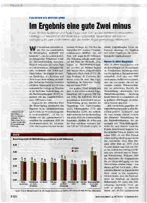 Vorschauseite 1: Im Ergebnis eine gute Zwei minus