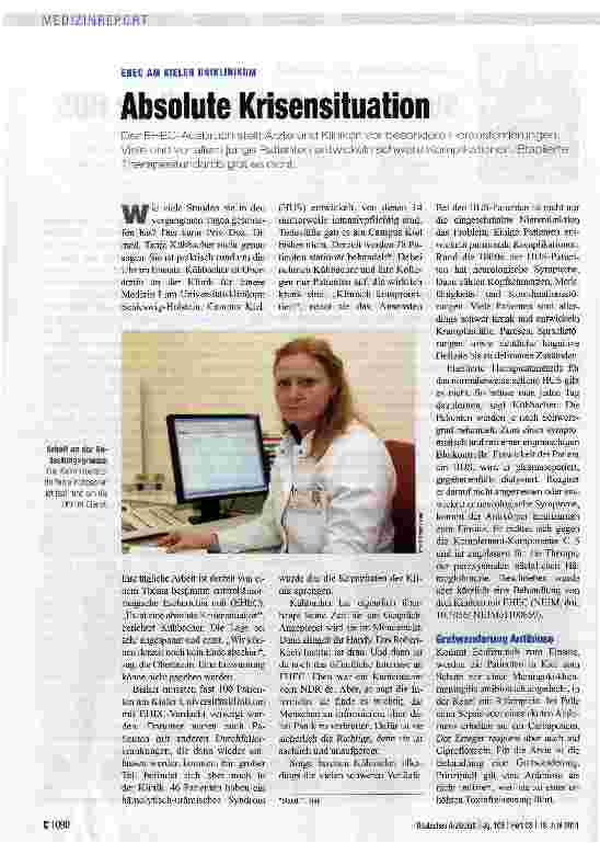 Vorschauseite 1: Absolute Krisensituation