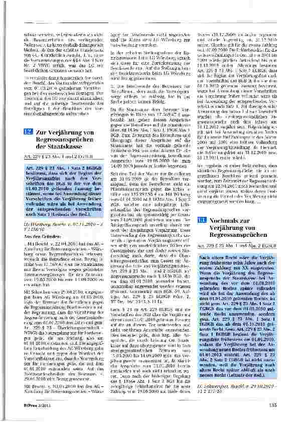 Vorschauseite 2: Zur Rückforderung der Betreuervergütung