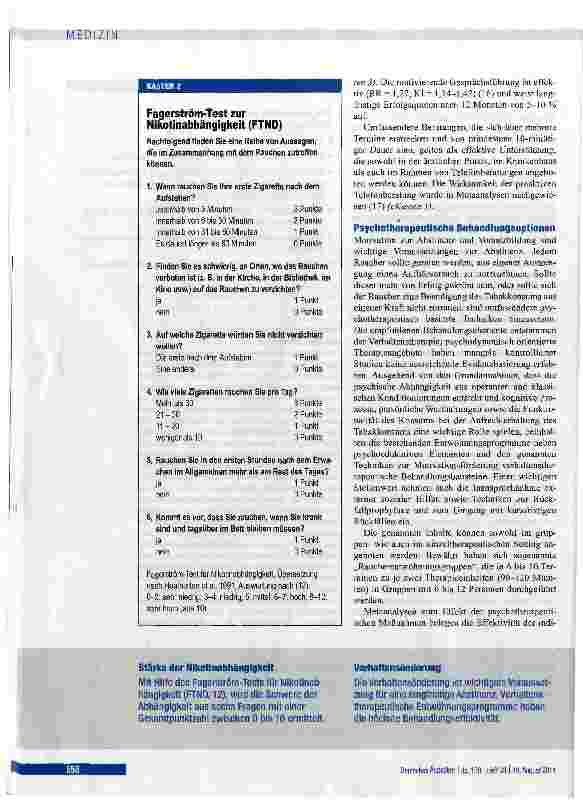Vorschauseite 4: Therapie der Tabakabhängigkeit