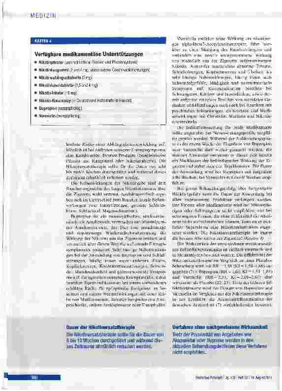 Vorschauseite 6: Therapie der Tabakabhängigkeit