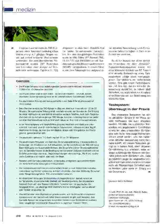Vorschauseite 3: Cannabis im Straßenverkehr