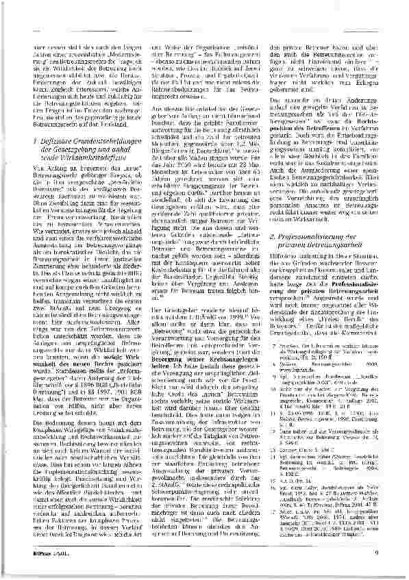 Vorschauseite 2: Betreuungsrecht auf dem PrüfstandZur Unvollkommenheit eines gesetzgeberischen Konzepts und der Notwendigkeit seiner Revision