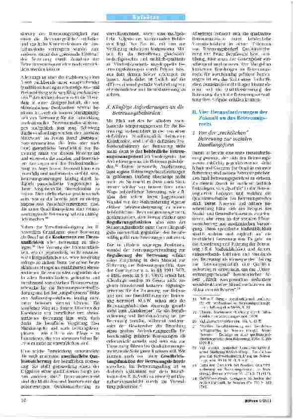 Vorschauseite 3: Betreuungsrecht auf dem PrüfstandZur Unvollkommenheit eines gesetzgeberischen Konzepts und der Notwendigkeit seiner Revision