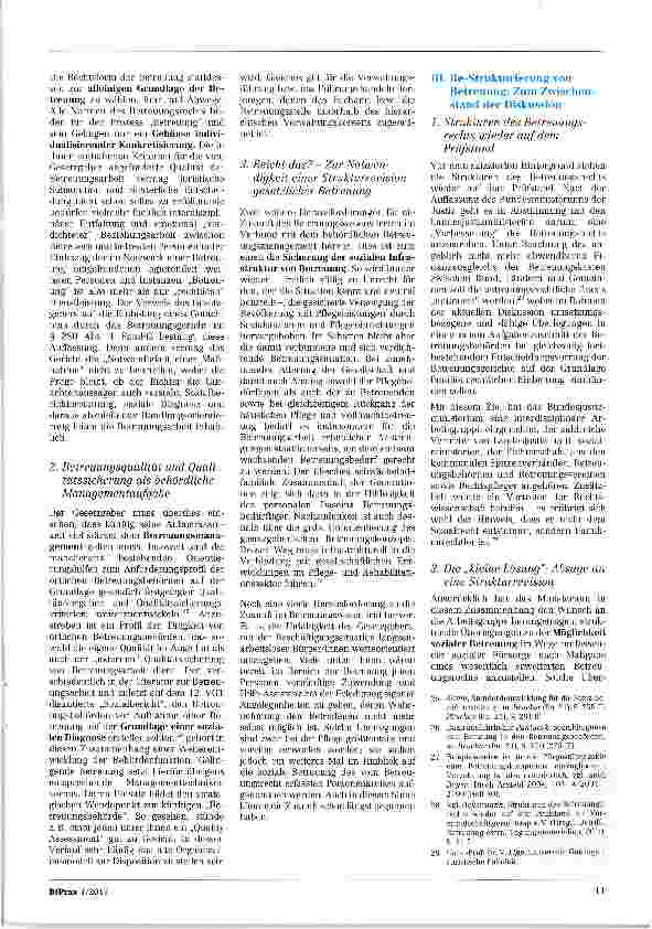 Vorschauseite 4: Betreuungsrecht auf dem PrüfstandZur Unvollkommenheit eines gesetzgeberischen Konzepts und der Notwendigkeit seiner Revision