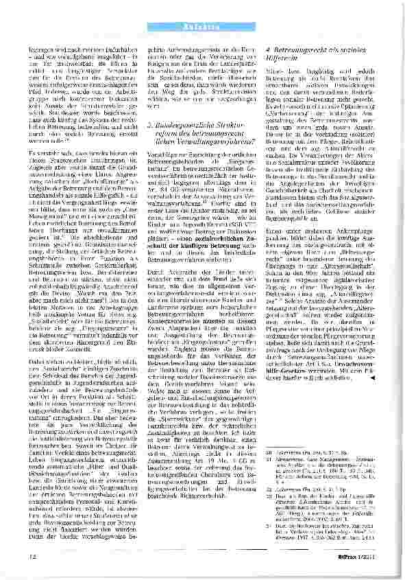 Vorschauseite 5: Betreuungsrecht auf dem PrüfstandZur Unvollkommenheit eines gesetzgeberischen Konzepts und der Notwendigkeit seiner Revision