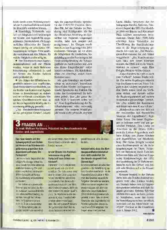 Vorschauseite 2: Frühe Hilfen und Familienhebammen