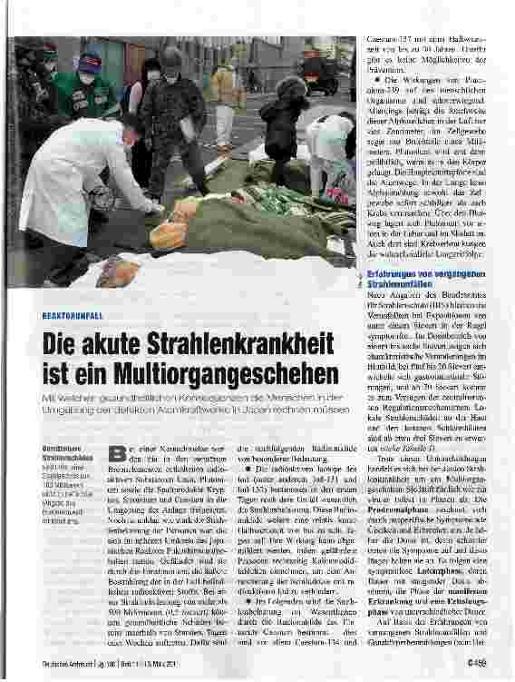 Vorschauseite 1: Die akute Strahlenkrankheit ist ein Multiorgangeschehen