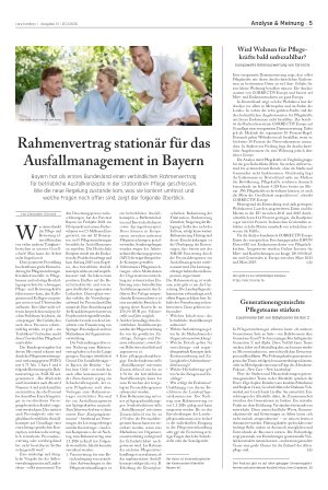 Vorschauseite 1: Rahmenvertrag stationär für das Ausfallmanagement in Bayern