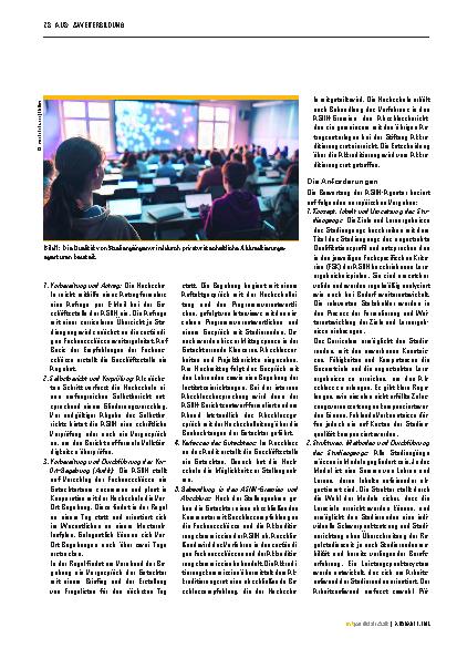 Vorschauseite 2: Die Akkreditierung eines Studiengangs