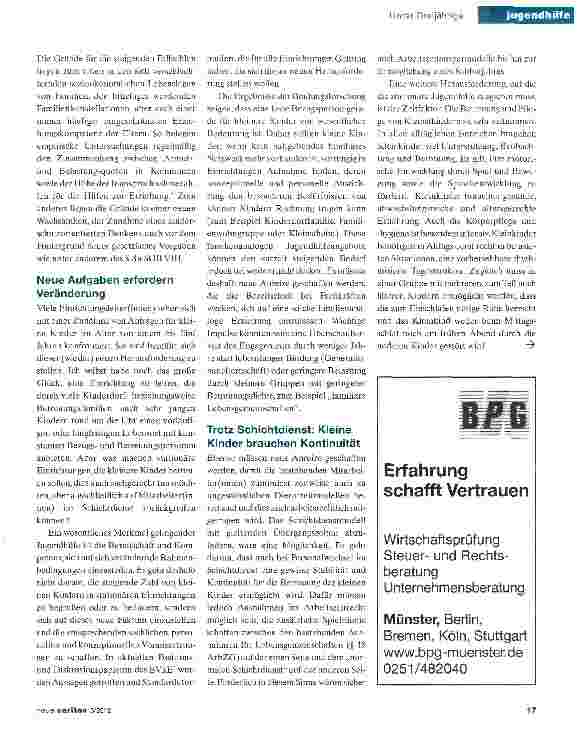 Vorschauseite 2: „Können Sie auch Zweijährige aufnehmen?
