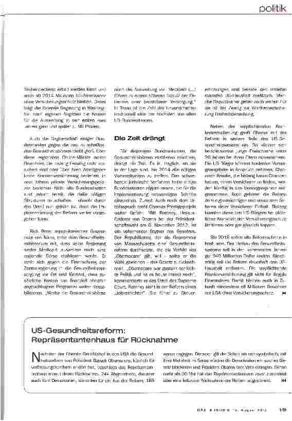 Vorschauseite 2: Teilerfolg für Obama