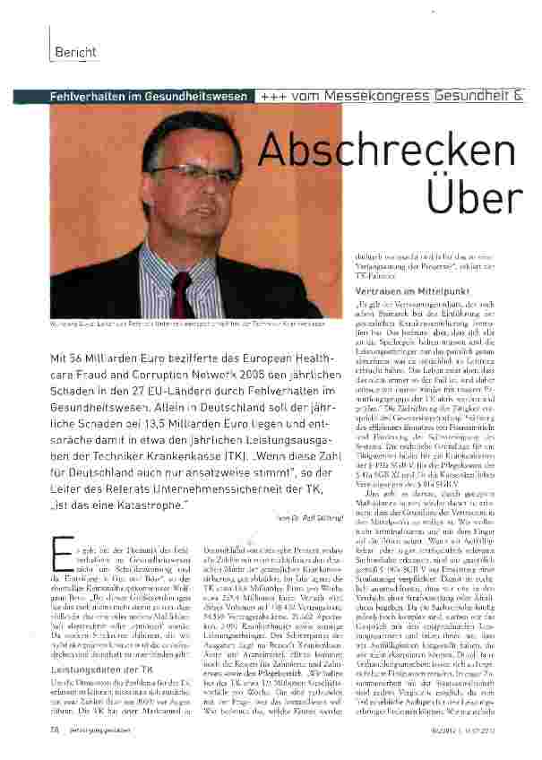 Vorschauseite 1: Abschrecken durch systematisches Überwachen und Aufdecken