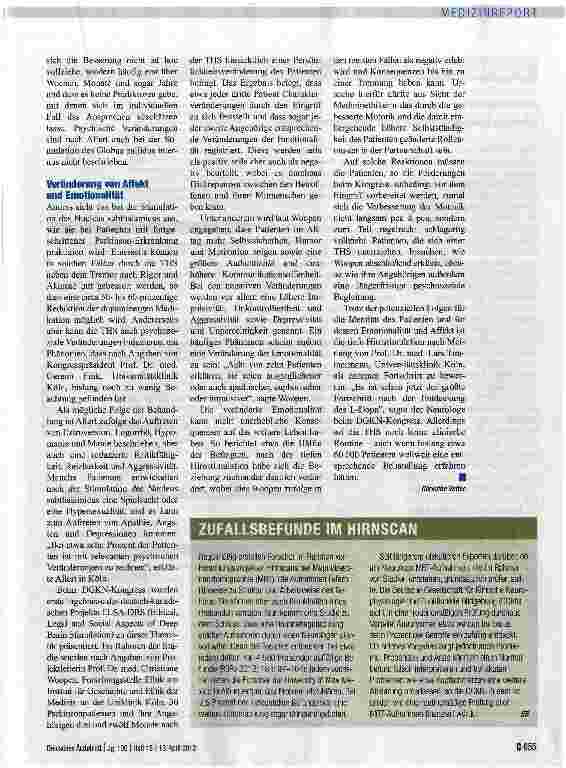 Vorschauseite 2: Verbesserte Motorik, verändertes Wesen