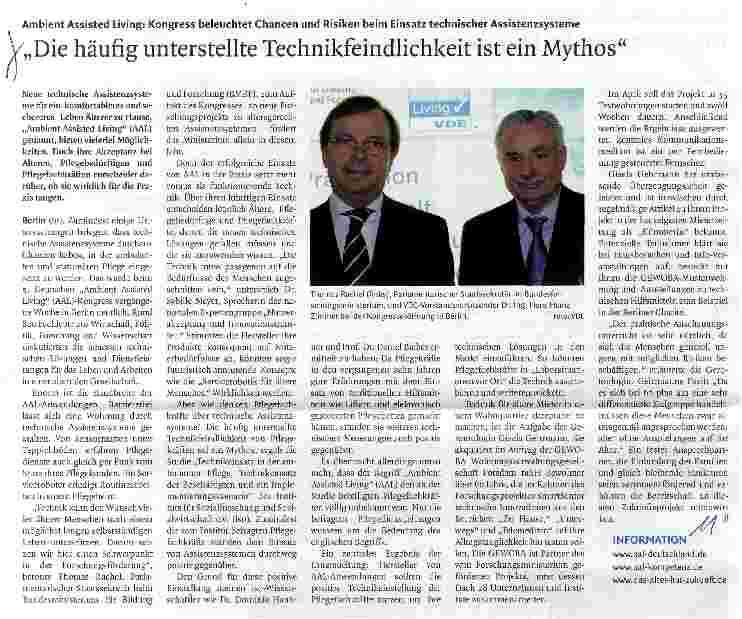 Vorschauseite 1: „Die häufig unterstellte Technikfeindlichkeit ist ein Mythos