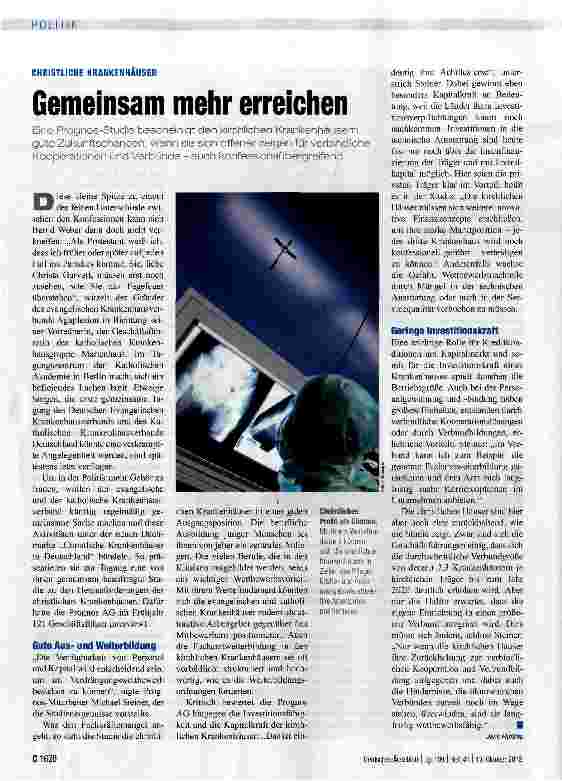 Vorschauseite 1: Gemeinsam mehr erreichen
