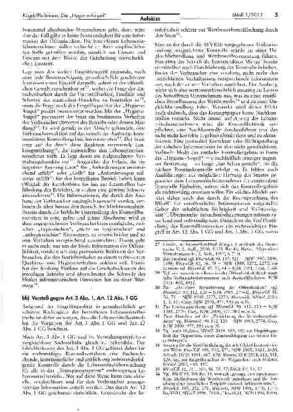 Vorschauseite 5: Die „Hygiene-Ampel bei Lebensmittelkontrollen Grünes Licht für den Verbraucherschutz?