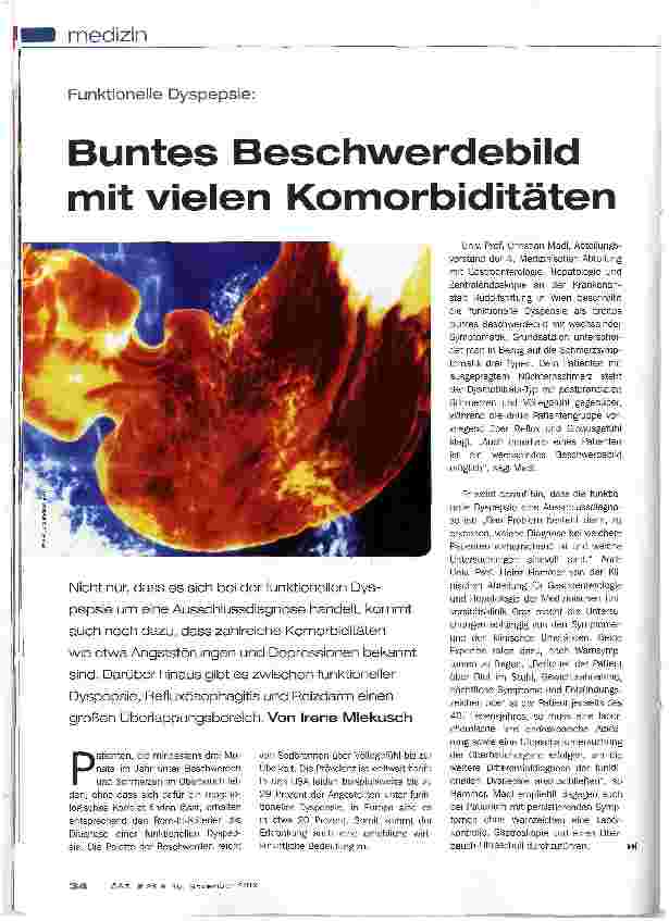 Vorschauseite 1: Buntes Beschwerdebild mit vielen Komorbiditäten