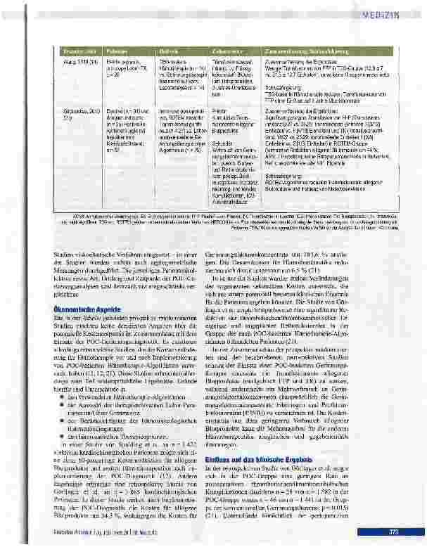 Vorschauseite 5: Perioperative Point-of-Care-Gerinnungsdiagnostik