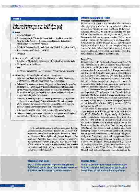 Vorschauseite 2: Importierte Virusinfektionen