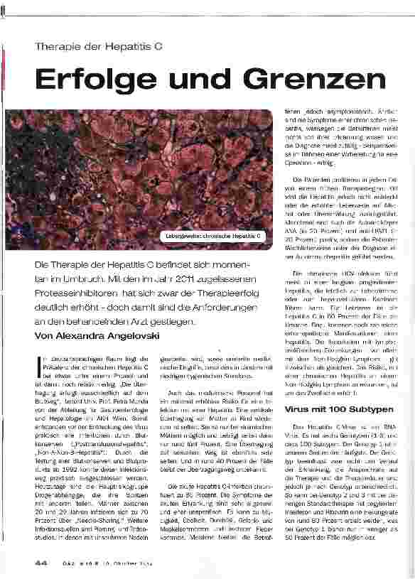 Vorschauseite 1: Erfolge und Grenzen