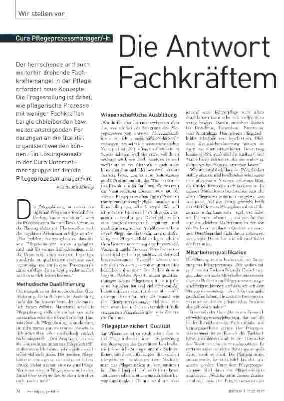 Vorschauseite 1: Die Antwort auf den Fachkräftemangel?