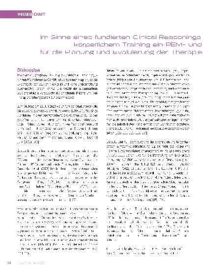 Vorschauseite 5: Forschungsüberblick zu physiotherapeutischen Interventionen bei Long/Post-COVID-Fatigue – Ein Scoping Review
