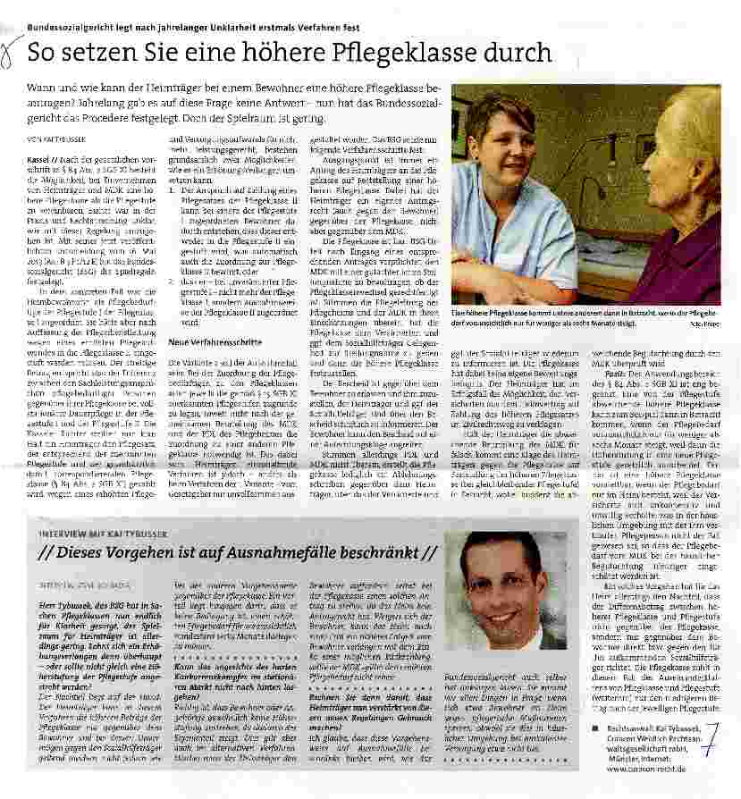 Vorschauseite 1: So setzen Sie eine höhere Pflegeklasse durch