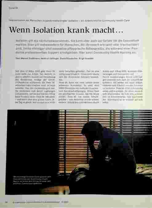 Vorschauseite 1: Wenn Isolation krank macht...