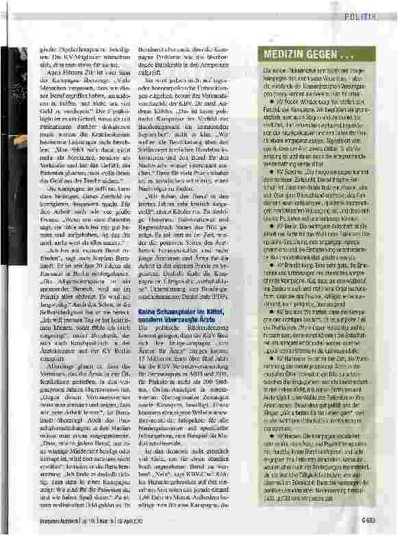 Vorschauseite 2: „Wir arbeiten für Ihr Leben gern
