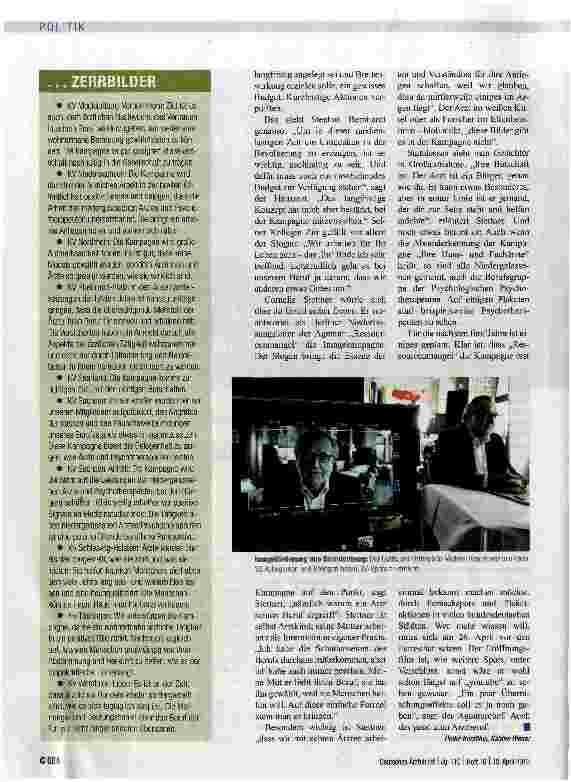 Vorschauseite 3: „Wir arbeiten für Ihr Leben gern