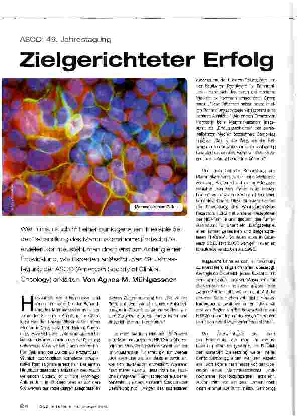 Vorschauseite 1: Zielgerichteter Erfolg