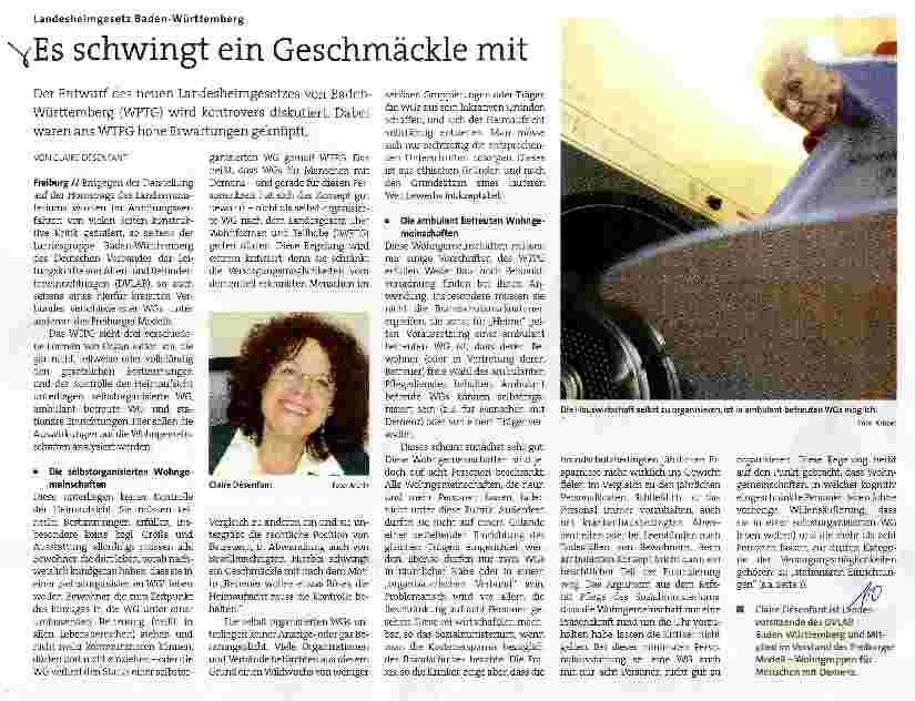 Vorschauseite 1: Es schwingt ein Geschmäckle mit
