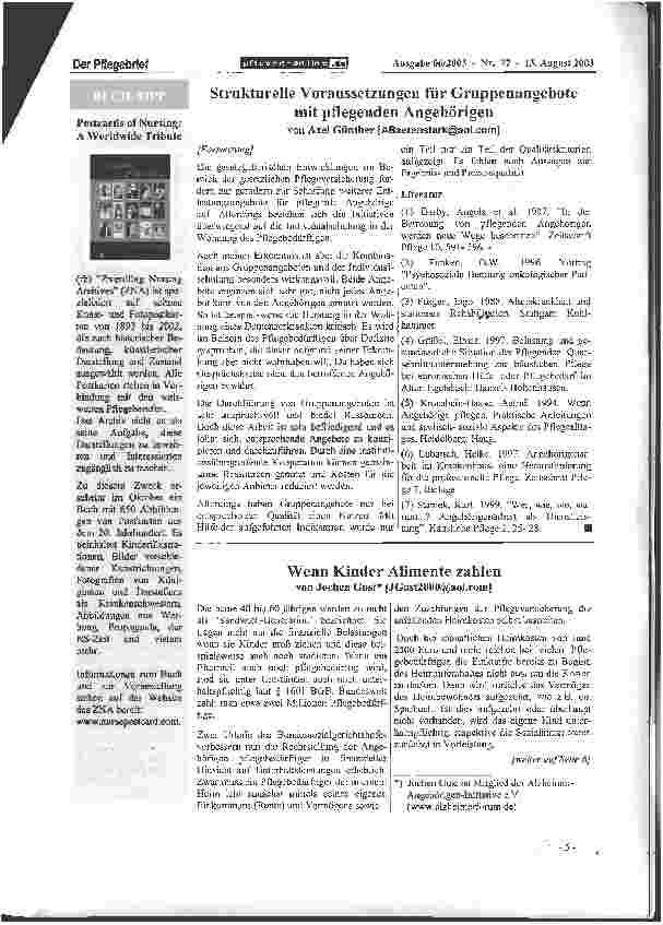 Vorschauseite 4: Strukturelle Voraussetzungen für Gruppenangebote mit pflegenden Angehörigen