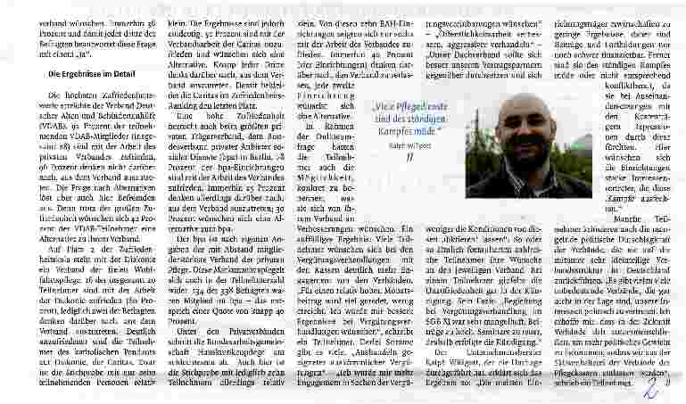 Vorschauseite 2: Dienste fordern mehr Engagement