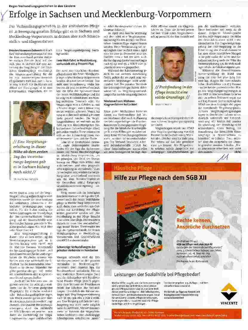 Vorschauseite 1: Erfolge in Sachsen und Mecklenburg-Vorpommern