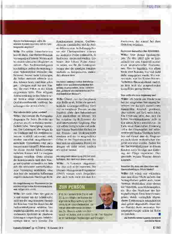 Vorschauseite 2: „Große Reformen sind meistens Kinder der Not