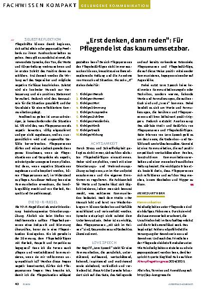 Vorschauseite 3: Auf die eigene Sprache achten.