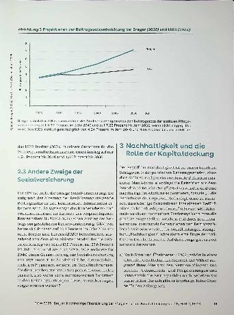 Vorschauseite 4: Nachhaltige Finanzierung der Pflege - nur mit Kapitaldeckung