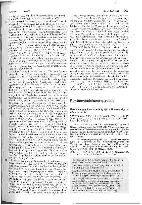 Vorschauseite 4: Richterliche Schätzung des Hilfebedarfs BSG, Urteil vom 28.05.03