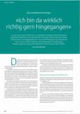 Vorschauseite 1: "Ich bin da wirklich richtig gern hingegangen. "
