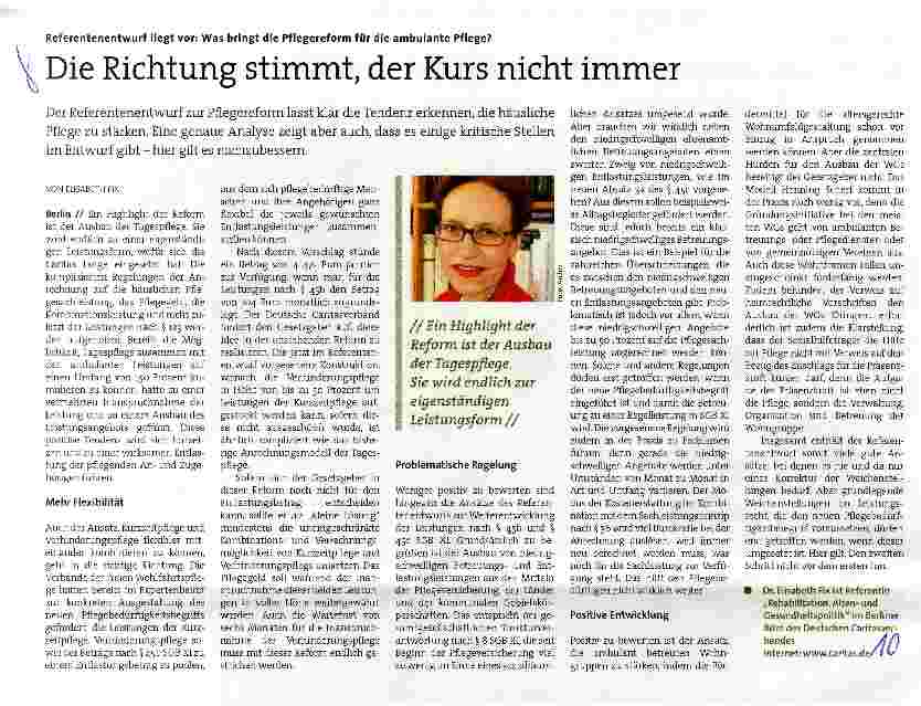 Vorschauseite 1: Die Richtung stimmt, der Kurs nicht immer
