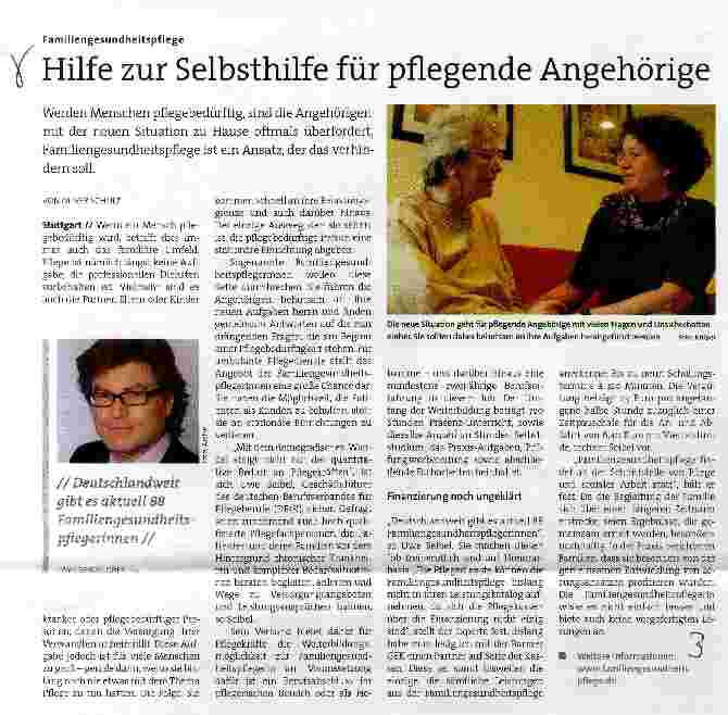 Vorschauseite 1: Hilfe zur Selbsthilfe für pflegende Angehörige